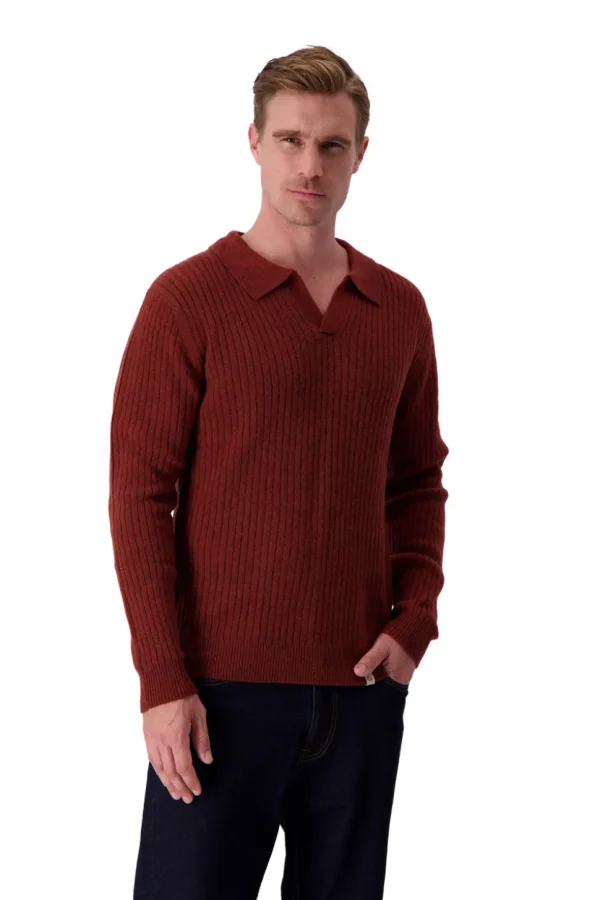 Pullover Johnny Kragen - Brandy