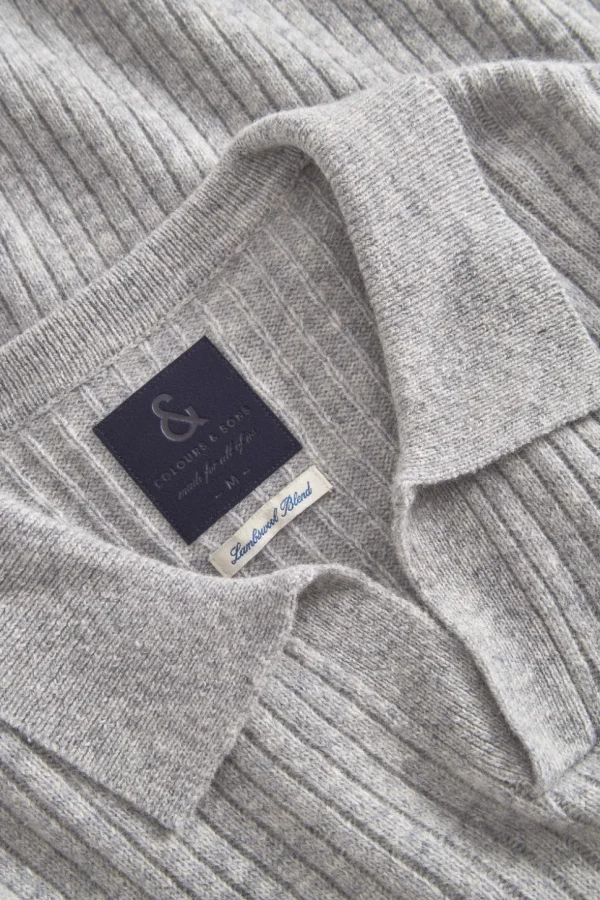 Pullover Johnny Kragen - Silver