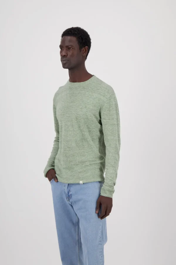Pullover Leinen - Lime