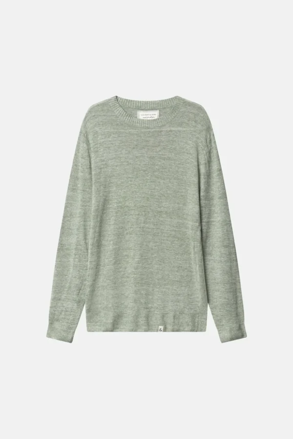 Pullover Leinen - Lime