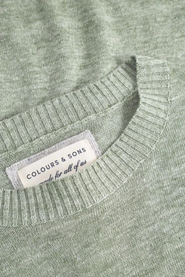 Pullover Leinen - Lime