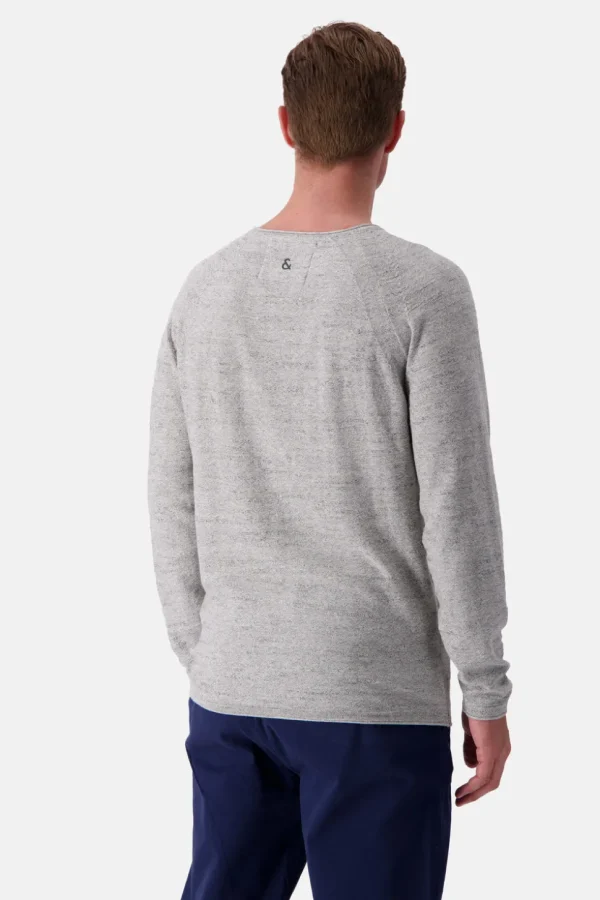 Pullover Slub - Silver