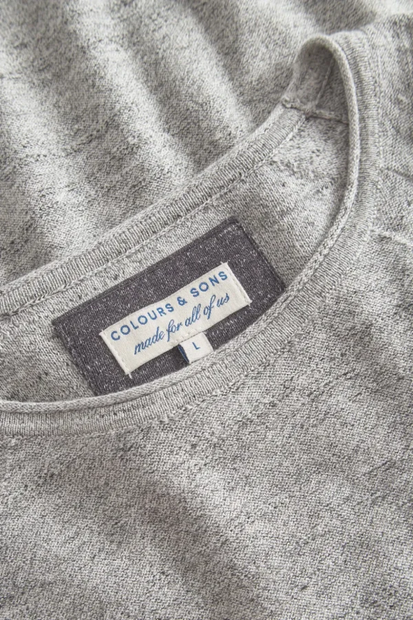 Pullover Slub - Silver