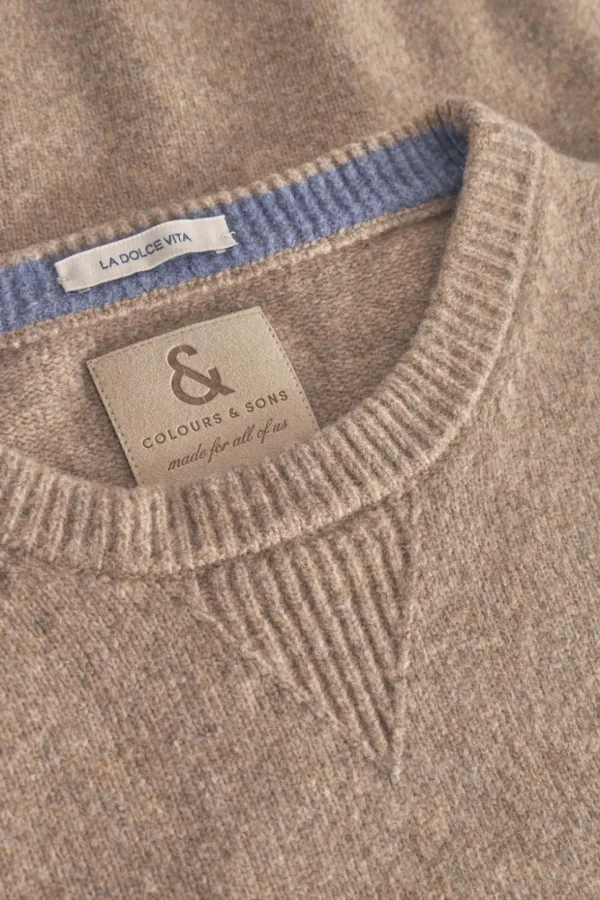 Pullover Woolen Touch - Tumbleweed