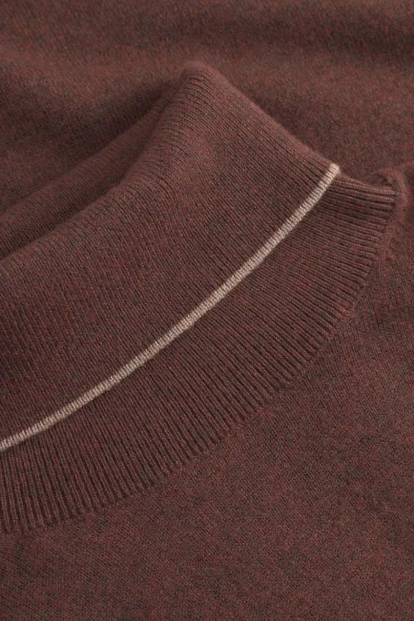 Rollkragen Pullover Merino Blend - Lumber