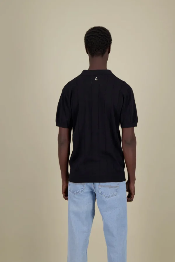 Strick Polo - Black
