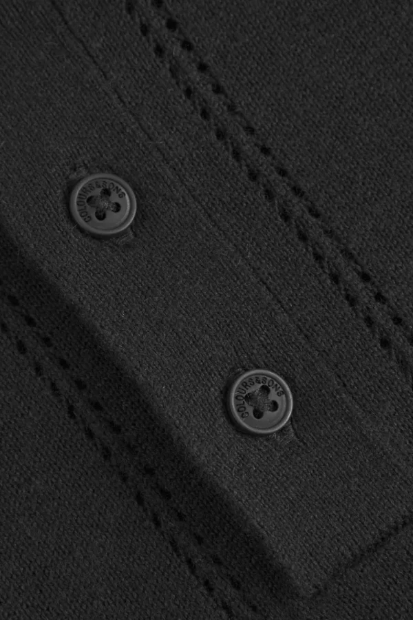 Strick Polo - Black