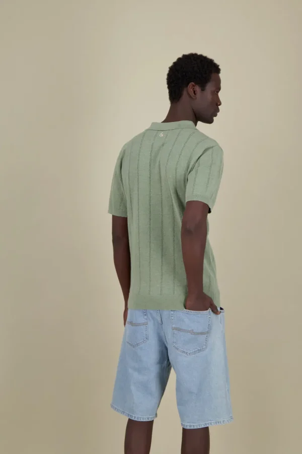 Strick Polo - Wasabi