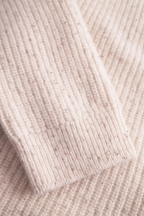 Strickjacke Donegal - Offwhite