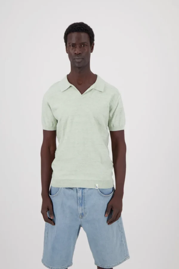 Strickpolo - Lime