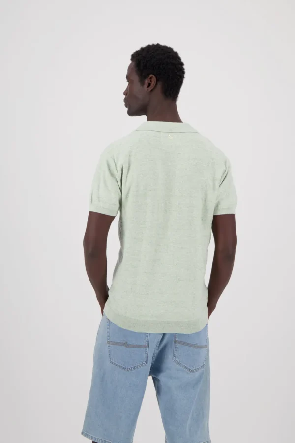 Strickpolo - Lime