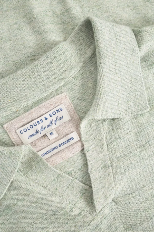 Strickpolo - Lime