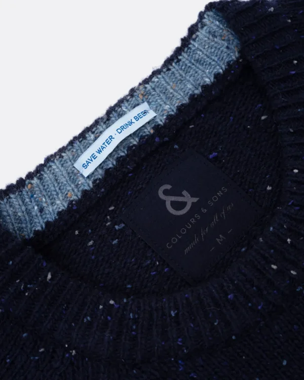 Strickpullover Donegal - Navy