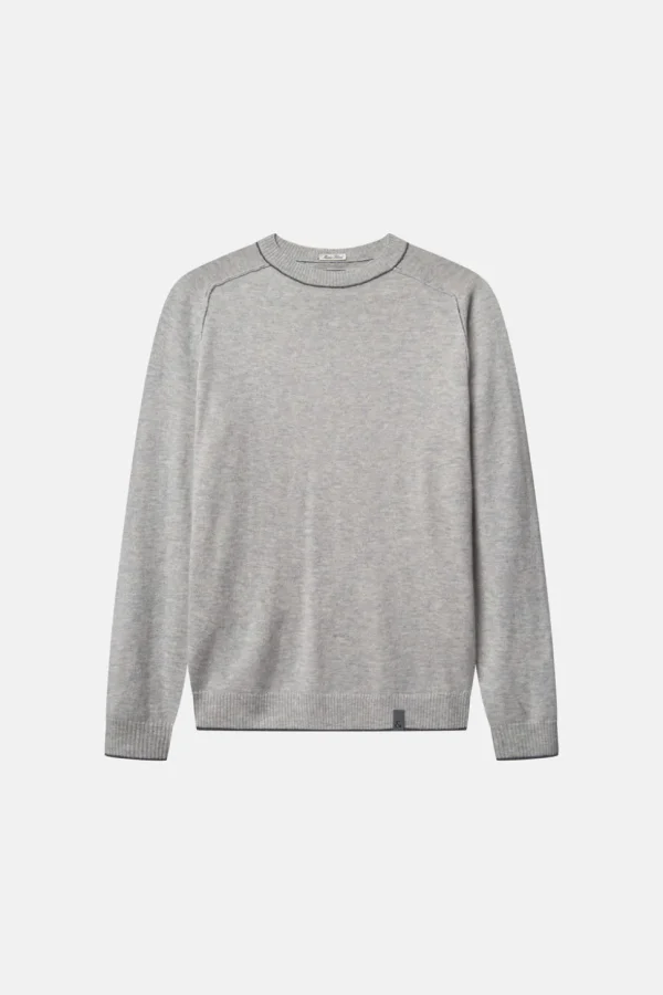 Strickpullover Merino Blend - Silver