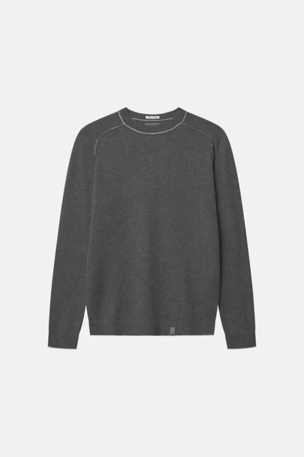 Strickpullover Merino Blend - Anthracite