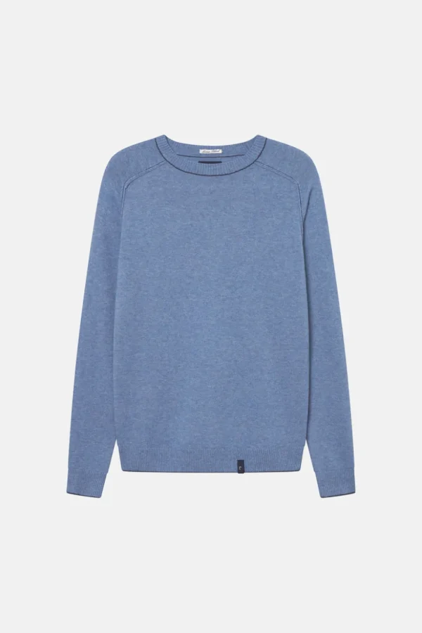 Strickpullover Merino Blend - Denim