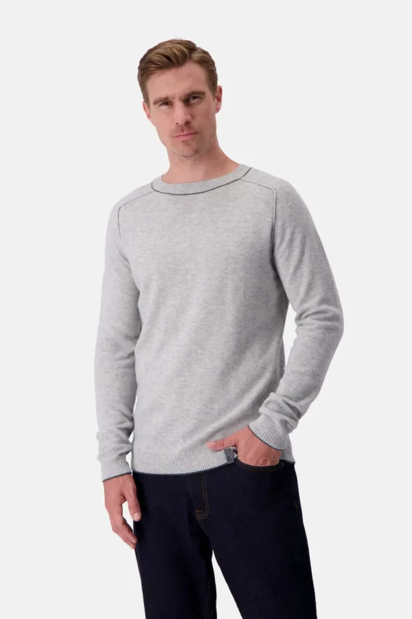 Strickpullover Merino Blend - Silver