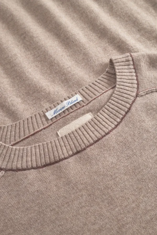 Strickpullover Merino Blend - Tent