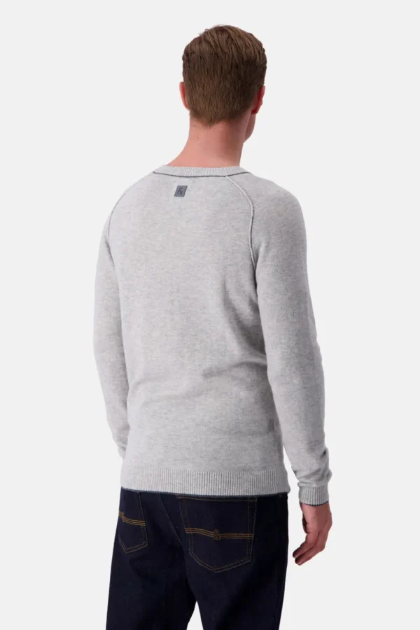 Strickpullover Merino Blend - Silver