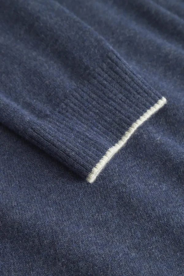 Strickpullover Merino Blend - Navy