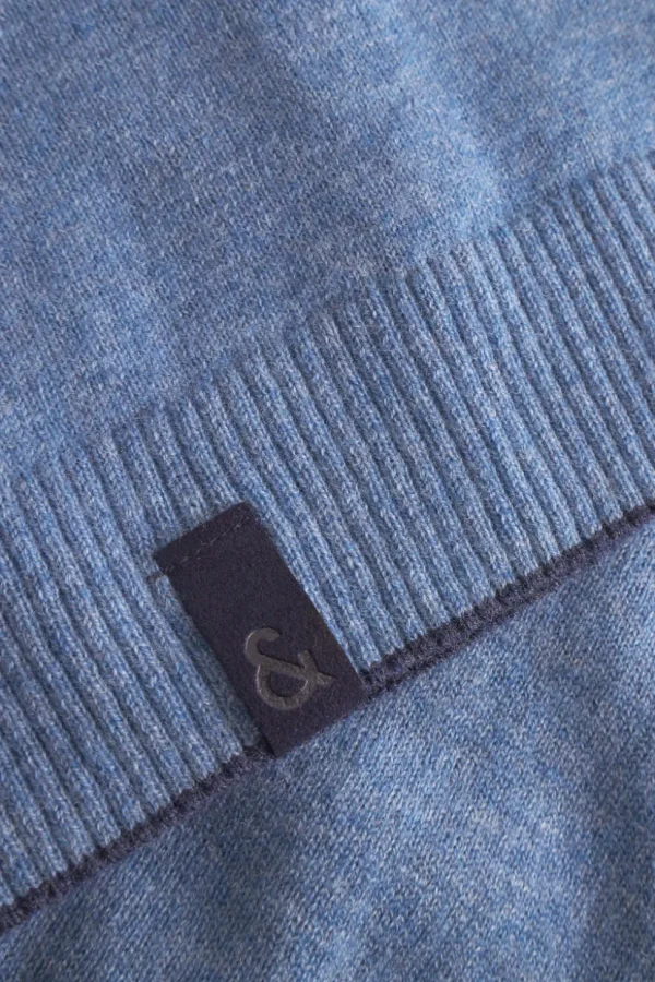 Strickpullover Merino Blend - Denim