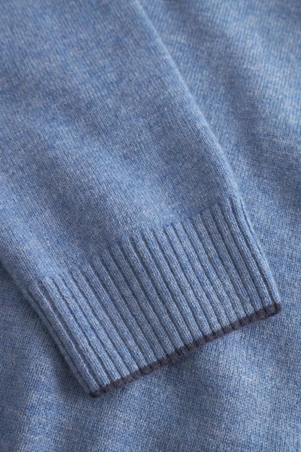 Strickpullover Merino Blend - Denim