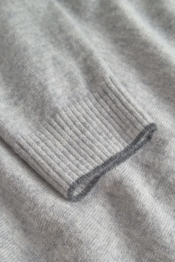 Strickpullover Merino Blend - Silver