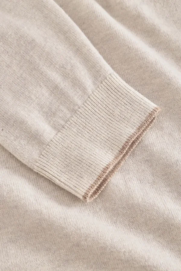 Strickpullover Merino Blend - Offwhite