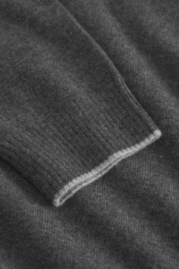 Strickpullover Merino Blend - Anthracite