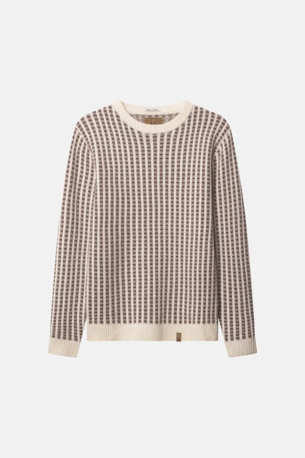 Strickpullover-gemustert - Offwhite-Soil