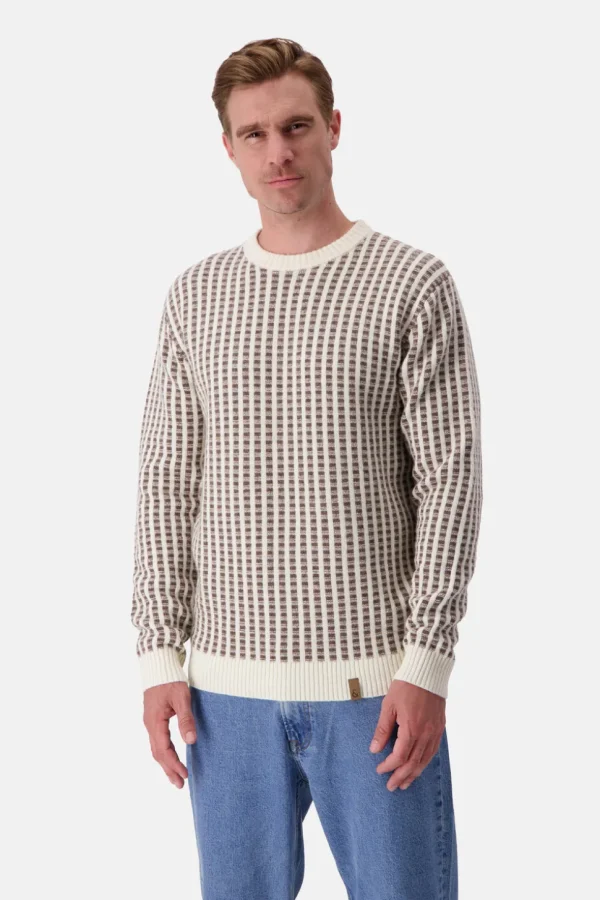 Strickpullover-gemustert - Offwhite-Soil