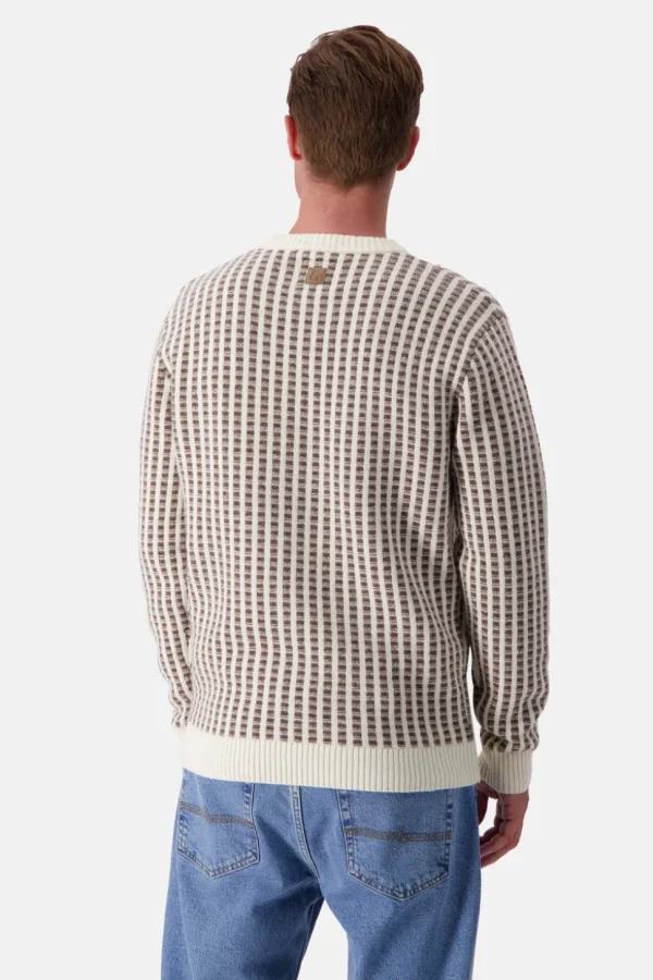 Strickpullover-gemustert - Offwhite-Soil
