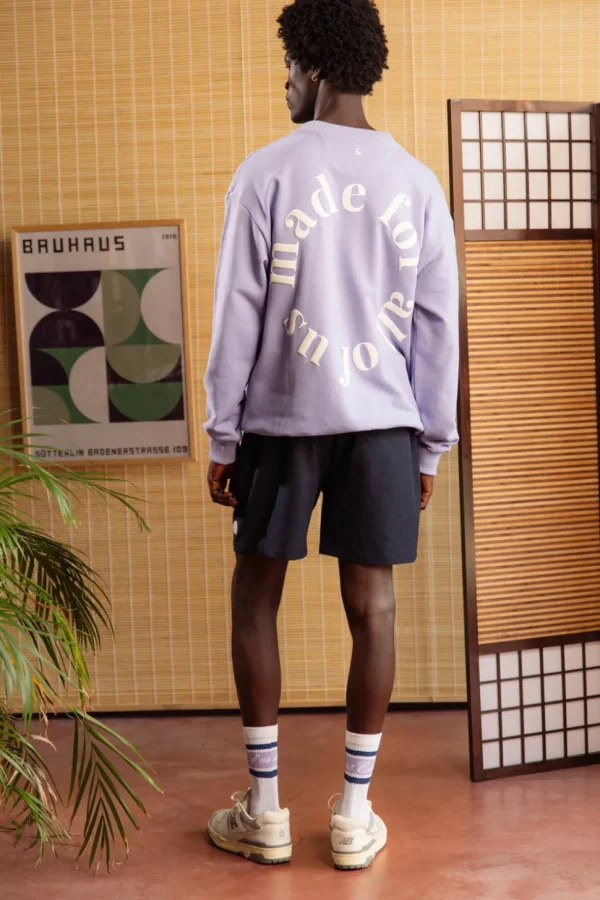 Sweatshirt Made For All Of Us - Orchid