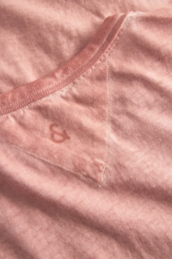 T-Shirt Oil Dyed - Peach