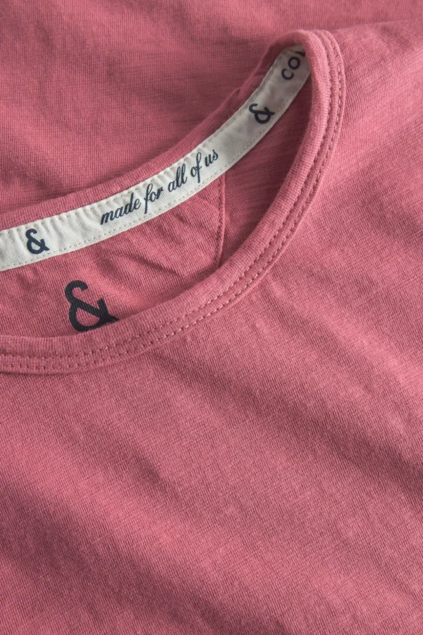 T-Shirt Slub - Mauve
