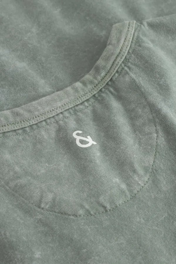 T-Shirt Stone Washed - Wasabi