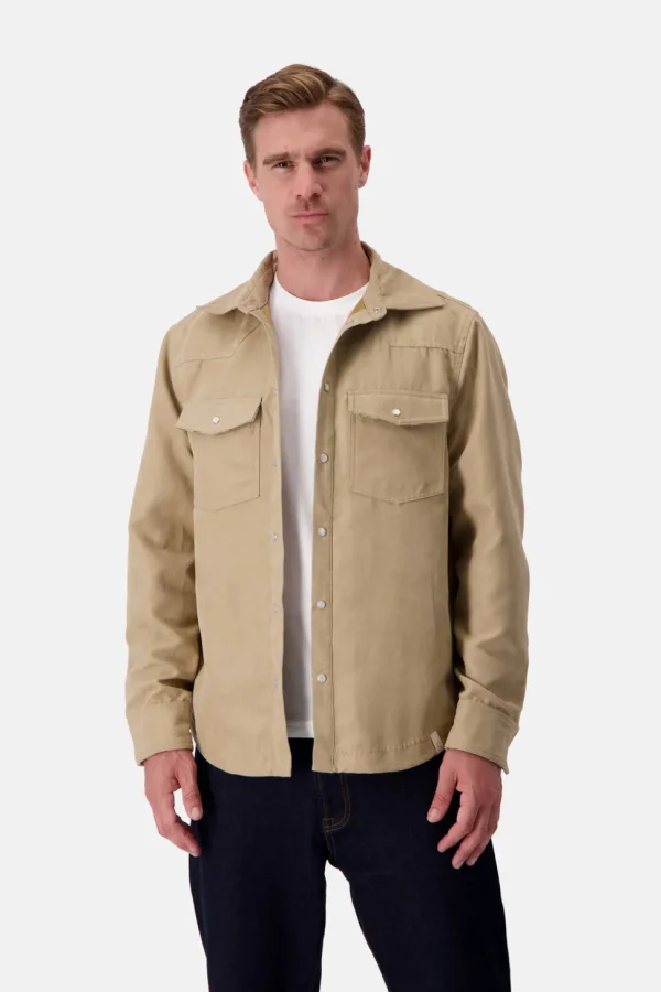 Wildleder Shirt - Beige