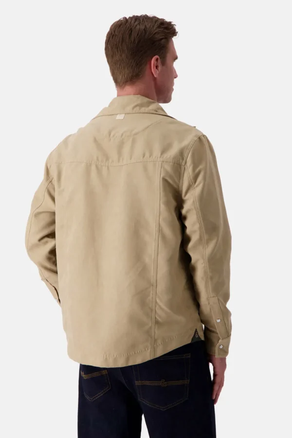 Wildleder Shirt - Beige
