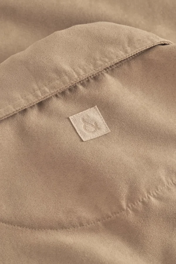 Wildleder Shirt - Beige