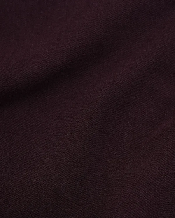 Worker Jacket Coloured Denim - Port Wine