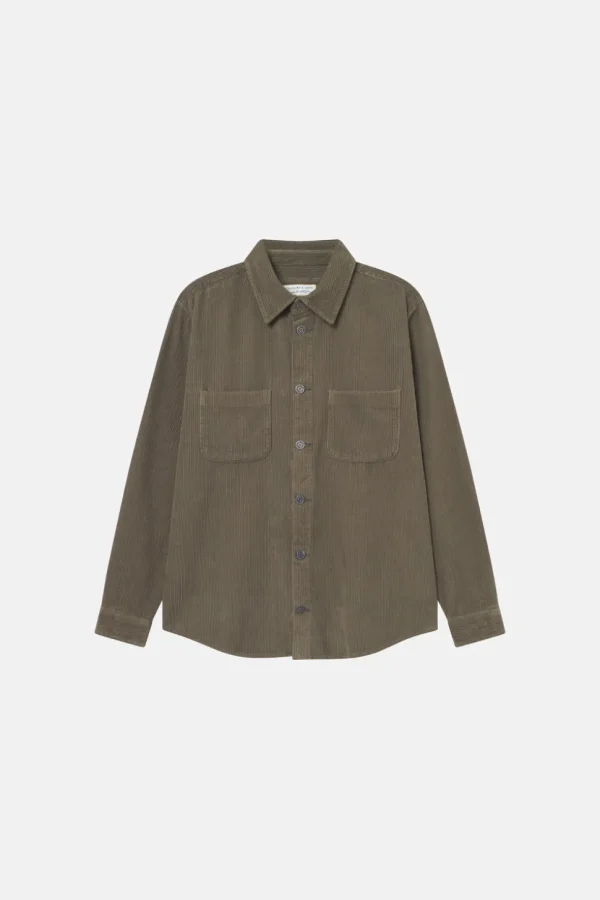 Worker Jacket Cord - Olive