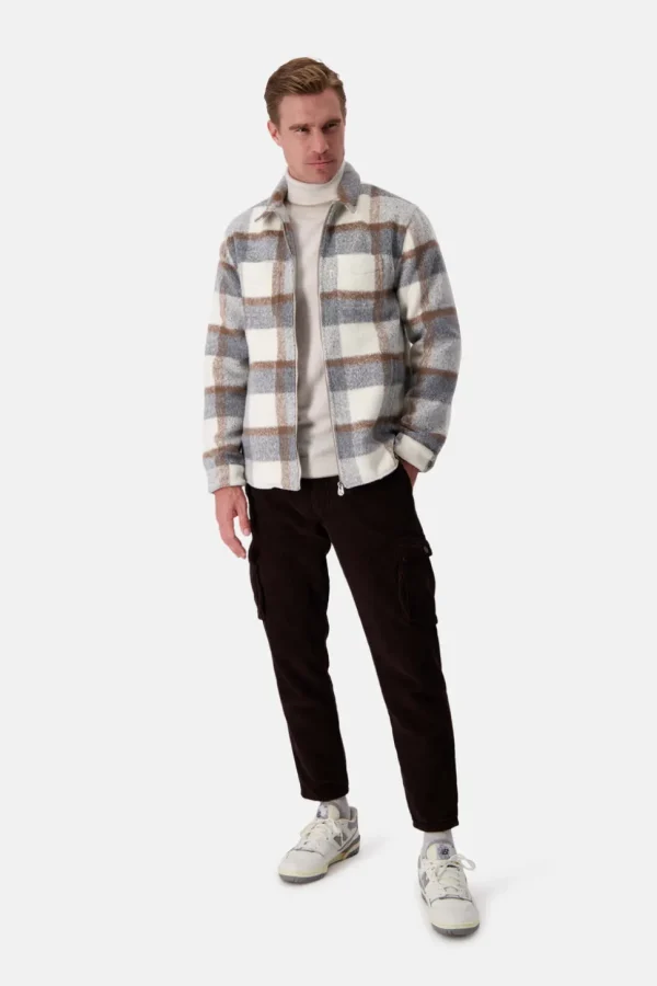 Worker Jacket-Zipped - Desert Check