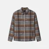 Worker Jacket-Zipped - Tobacco Check