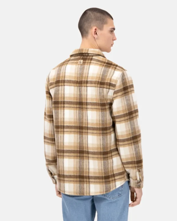 Worker Jacket-Zipped - Tobacco Check