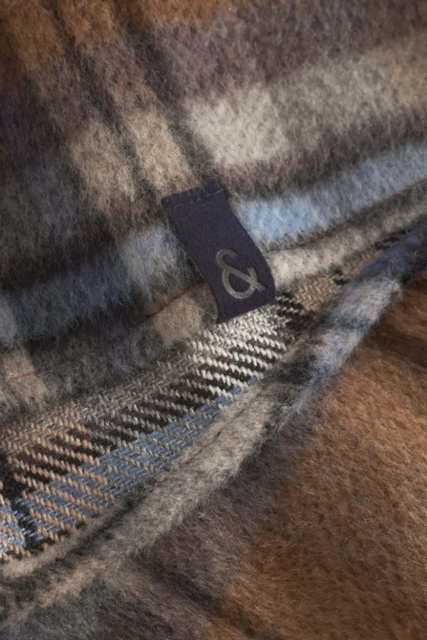 Worker Jacket-Zipped - Tobacco Check