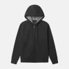 Zip Hoodie-washed - Anthracite